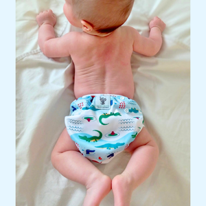 NEW ONE OF A KIND DESIGN! Crocodile Reusable & Adjustable Swim Nappy - Standard & Large