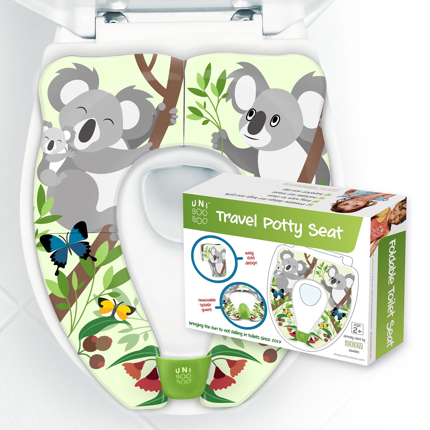 UNI BOO BOO Kid's Portable Travel Potty Seat - Koala