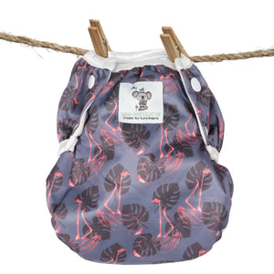 Reusable Swim Nappy- Standard - Faded Flamingo