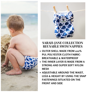 Baby & Toddler Swim Bundle with Towel - Blue Whale