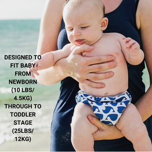 Baby & Toddler Swim Bundle with Towel - Blue Whale