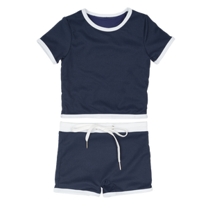 Ocean Two Piece- Ribbed // Navy