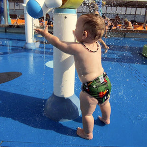Reusable Swim Nappy Bundle- Set of 2 - Rainbow & Toucan Jungle