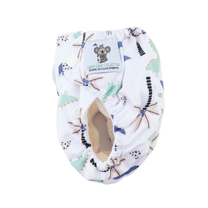 Modern Cloth Nappy (Pocket-OSFM)- NEWBORN 0-3 months- Dino + Insert
