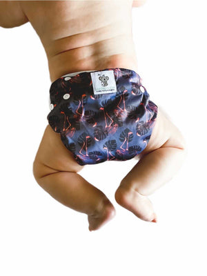 Reusable Swim Nappy- Standard - Faded Flamingo