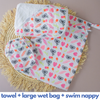 Baby & Toddler Swim Bundle with Towel - Pink Koala