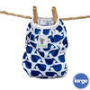 Reusable Swim Nappy- Blue Whale LARGE