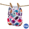 Reusable Swim Nappy- Carnival Feather LARGE