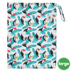 Waterproof Zip Wet Bag (Large) - Toucan Aqua - 40x30cm