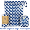 Baby & Toddler Swim Bundle with Towel - Blue Whale