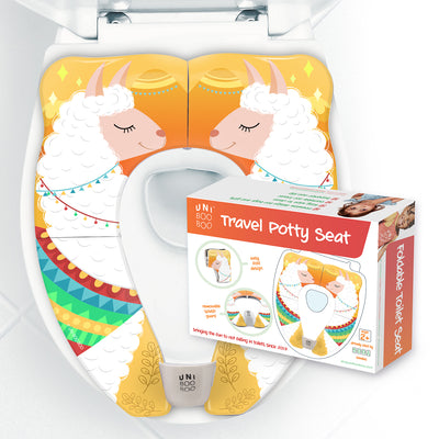 UNI BOO BOO Kid's Portable Travel Potty Seat - Llama