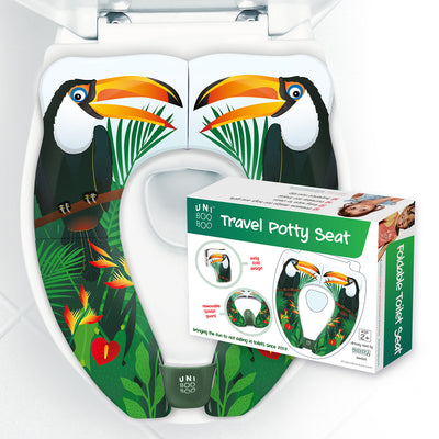 UNI BOO BOO Kid's Portable Travel Potty Seat - Toucan