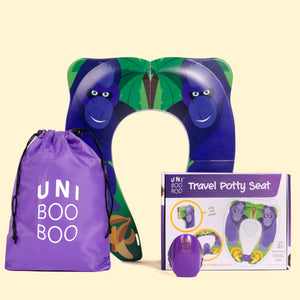 PRE ORDER NEW DESIGN UNI BOO BOO Kid's Portable Travel Potty Seat - Gorilla
