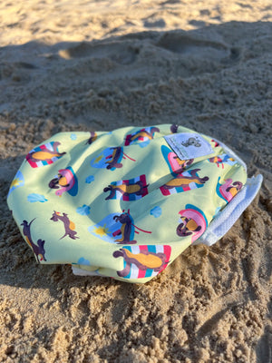 Reusable Swim Nappy- Puppies LARGE (New Design)