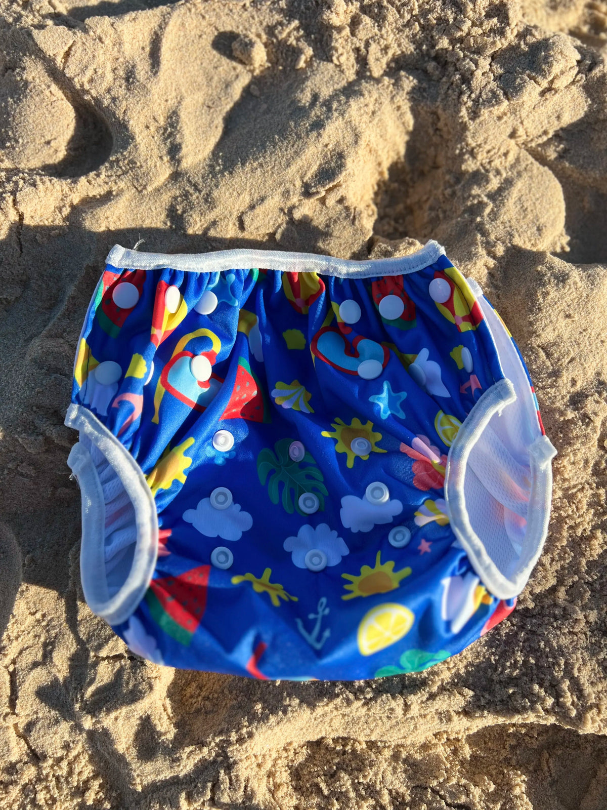 Reusable Swim Nappy- Beach STANDARD (New Design)