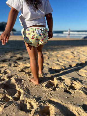 Reusable Swim Nappy- Puppies LARGE (New Design)