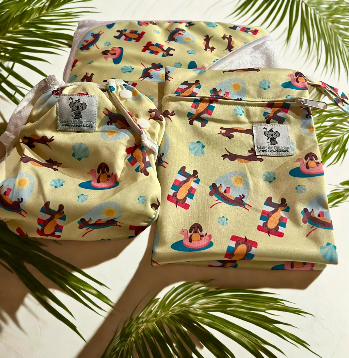 Baby & Toddler Swim Bundle with Towel - Puppies (New Design)