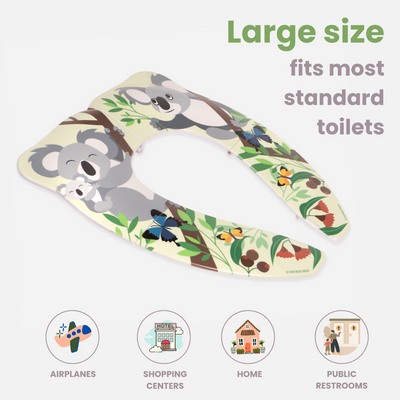 UNI BOO BOO Kid's Portable Travel Potty Seat - Koala