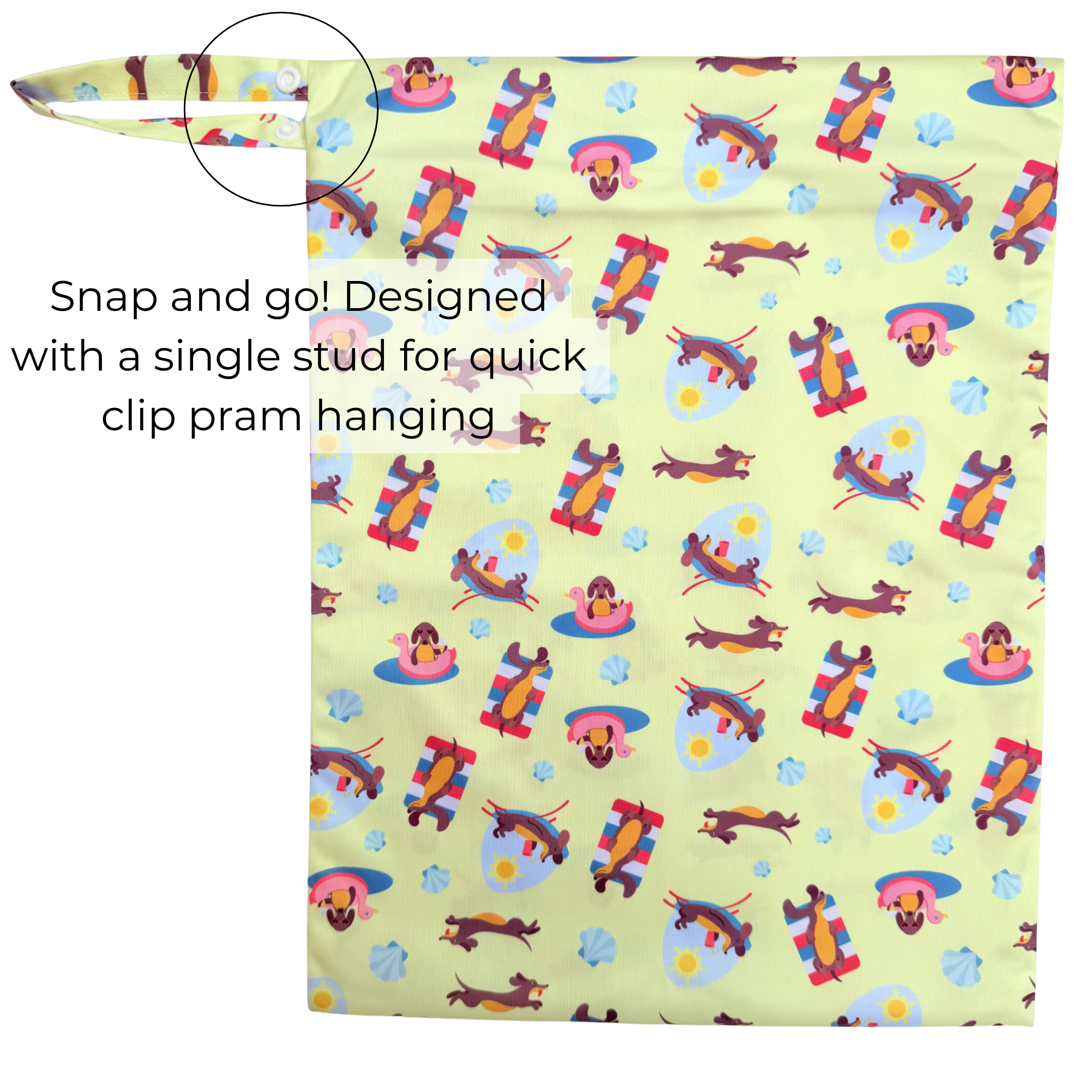 Waterproof Wet Bag - Puppies