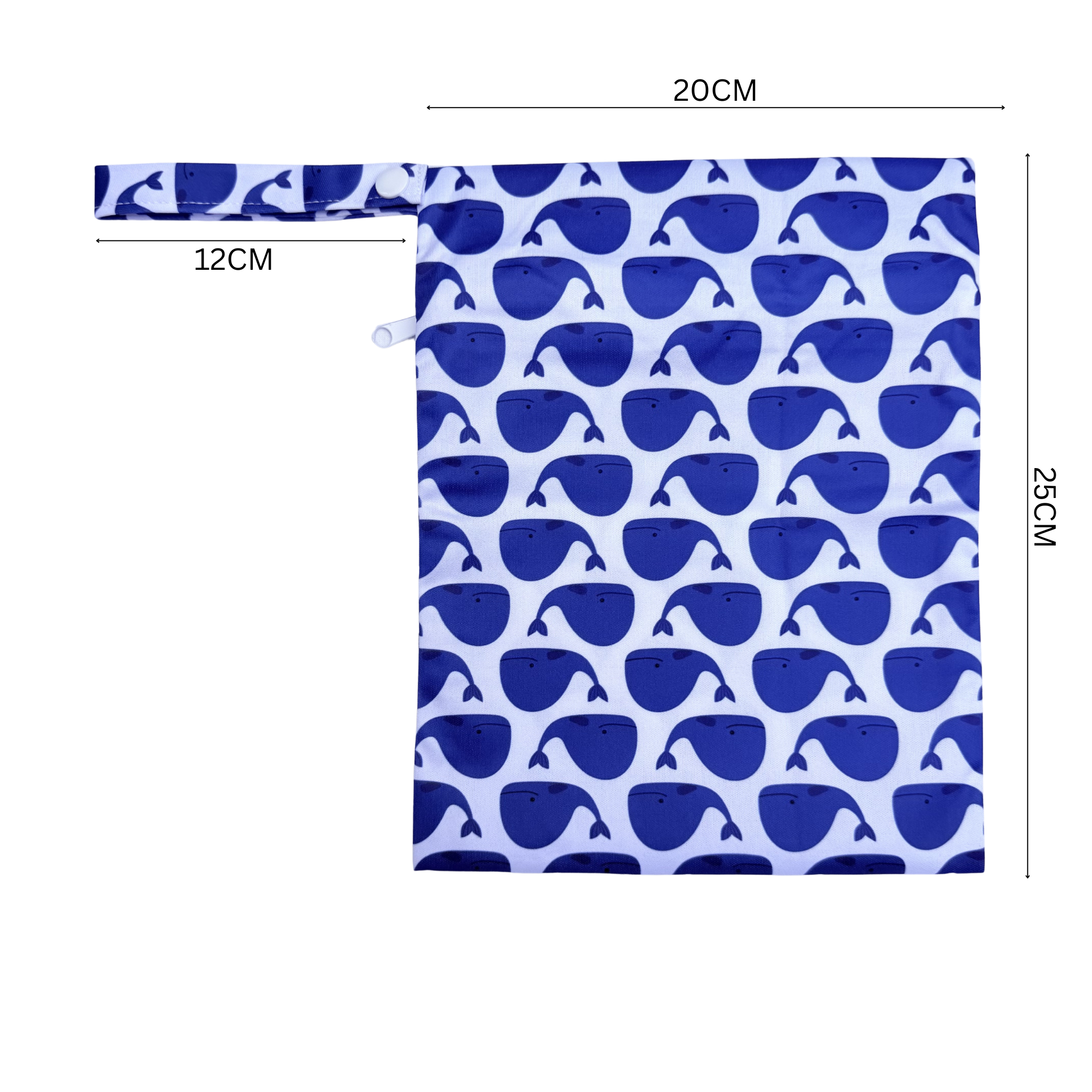 Waterproof Wet Bag - Blue Whale