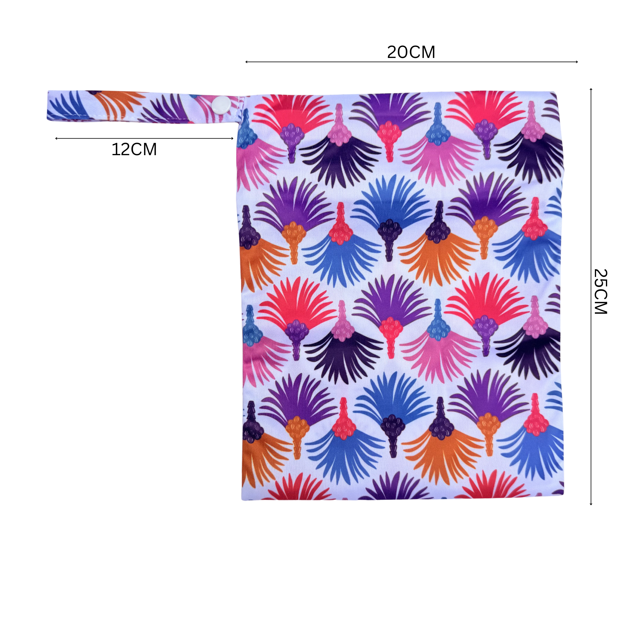 Waterproof Wet Bag - Carnival Feather