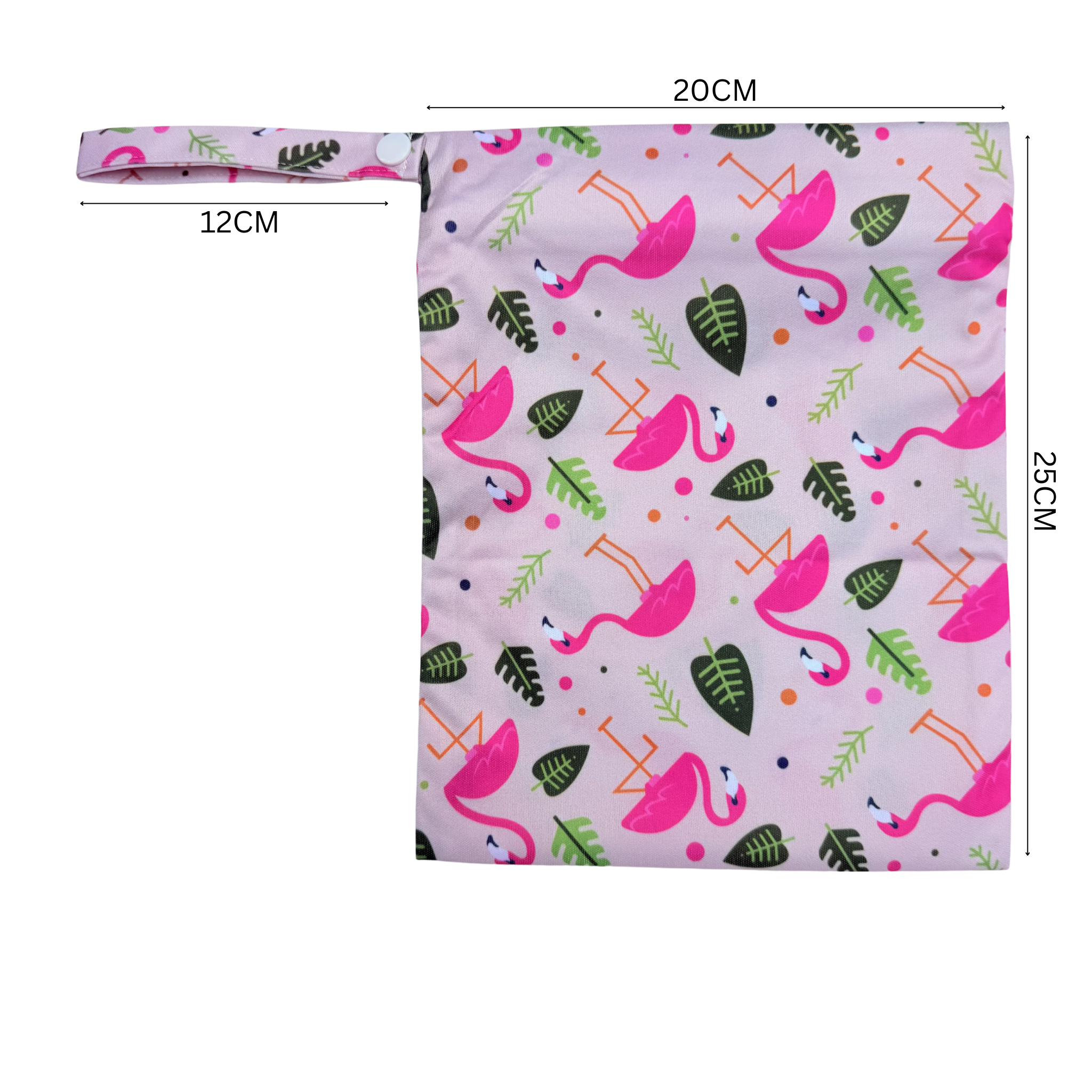 Waterproof Wet Bag - Pink Flamingo