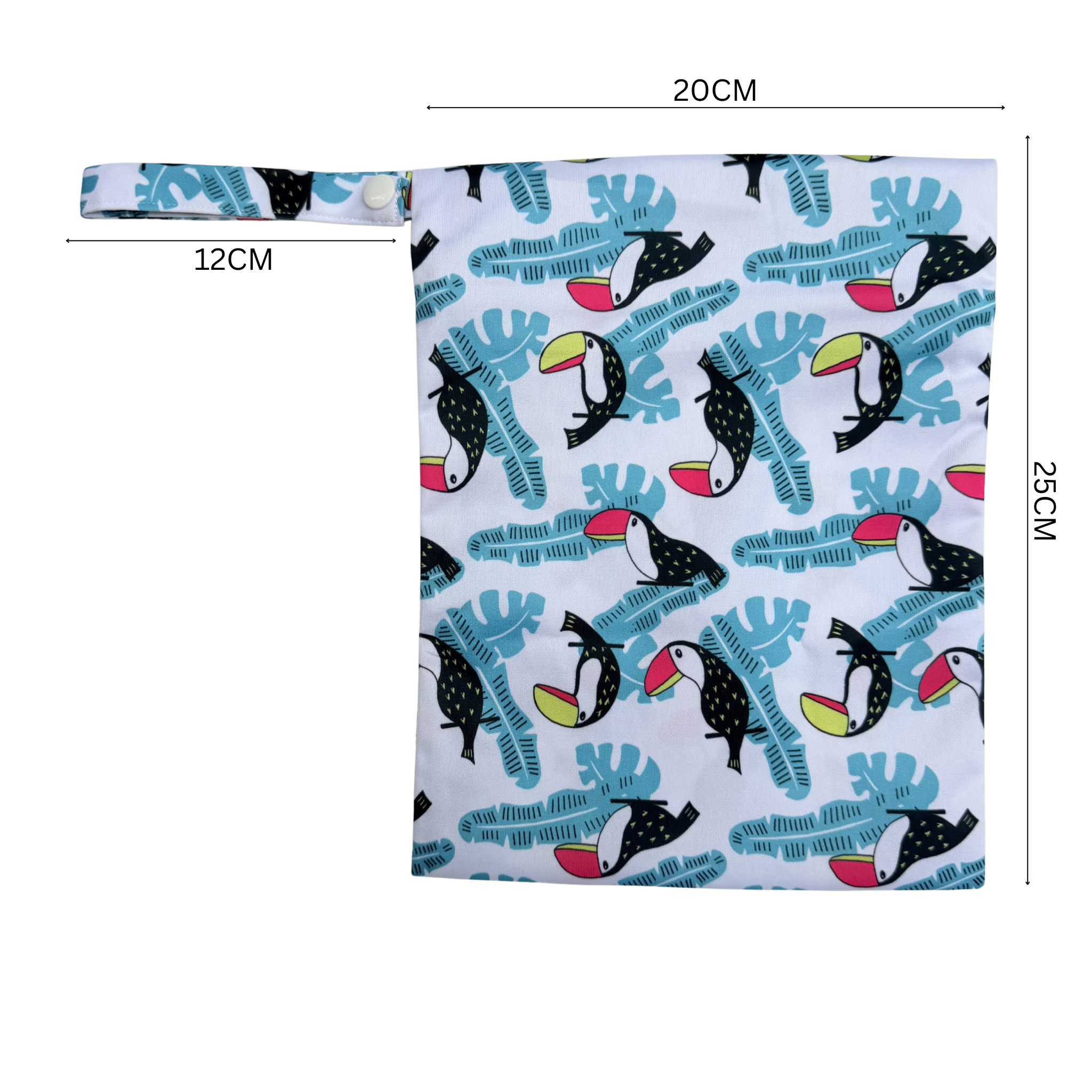 Waterproof Wet Bag - Toucan Aqua