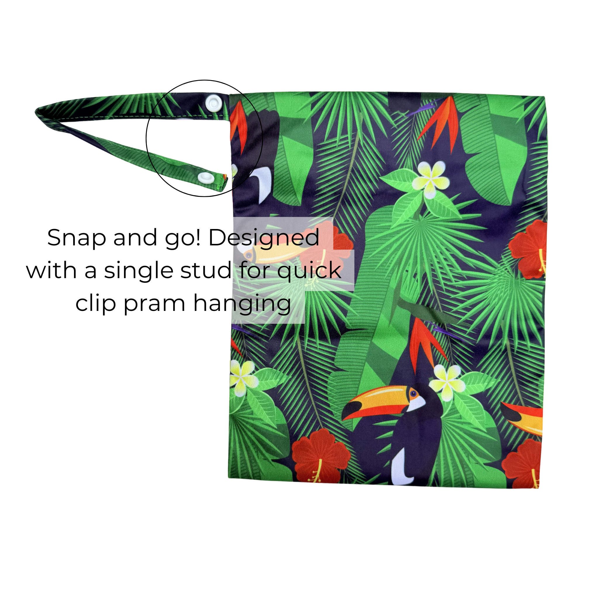 Waterproof Wet Bag - Toucan Jungle