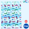 NEW ONE OF A KIND DESIGN Waterproof Zip Wet Bag (Large) - Crocodiles - 40x30cm