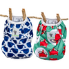 Reusable Swim Nappy Bundle - Set of 2 - Blue Whale & Fox