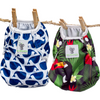 Reusable Swim Nappy Bundle - Set of 2 - Blue Whale & Toucan Jungle