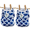 Reusable Swim Nappy Bundle - Set of 2 - Blue Whales