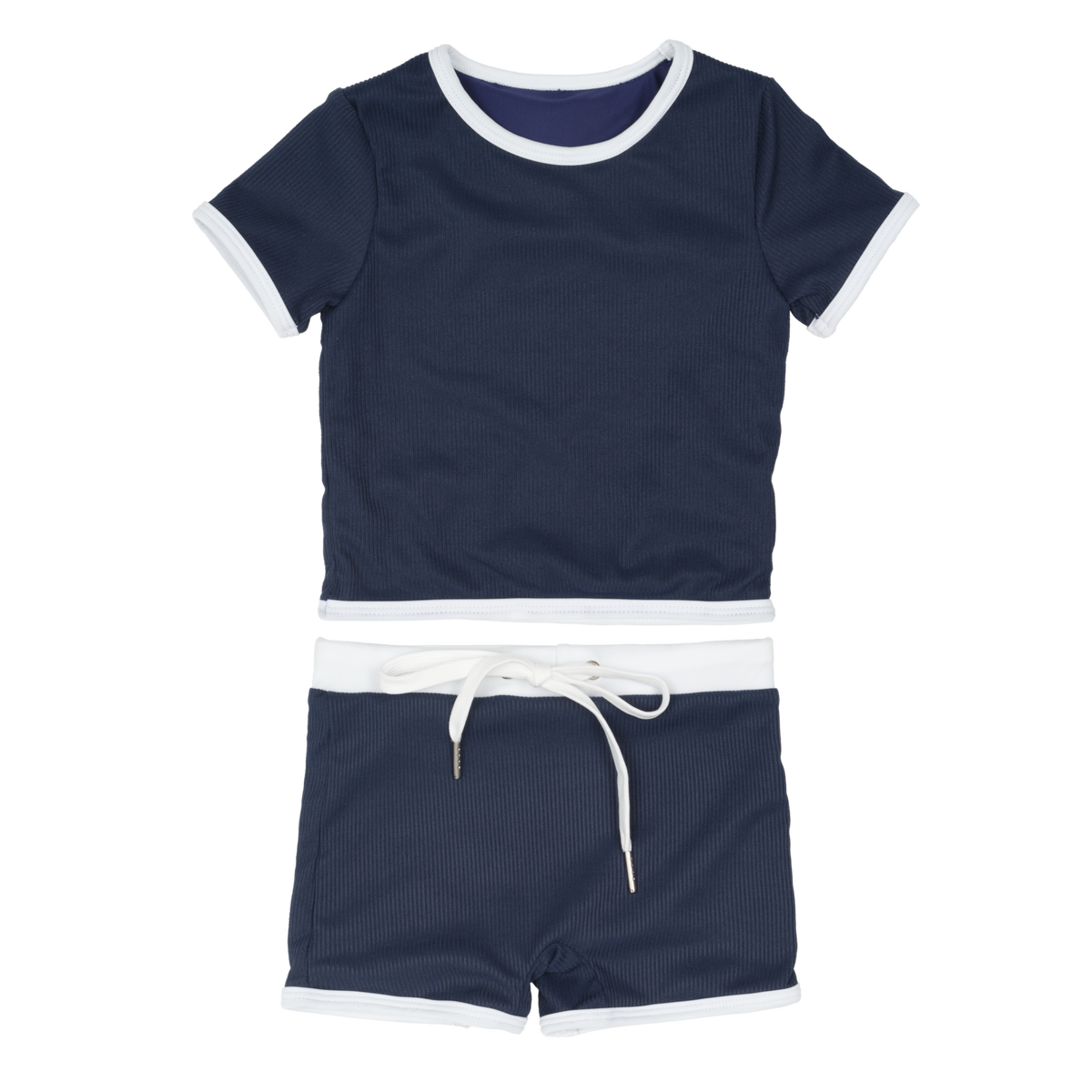 Ocean Two Piece- Ribbed // Navy