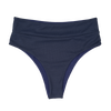 Ribbed Bikini Bottoms | High Waisted | Ocean Blue