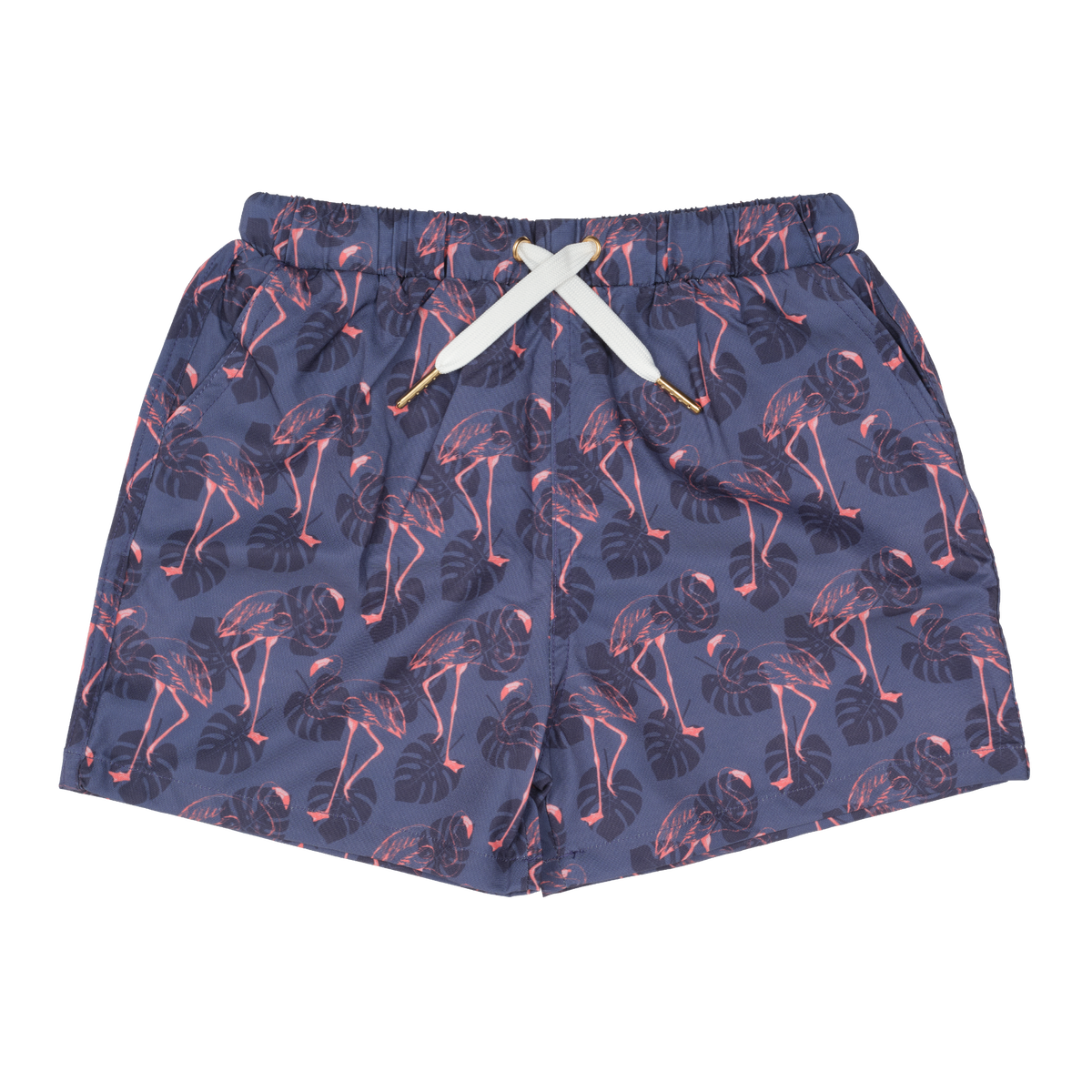 BOYS Board Shorts | Swim Shorts | Faded Flamingo