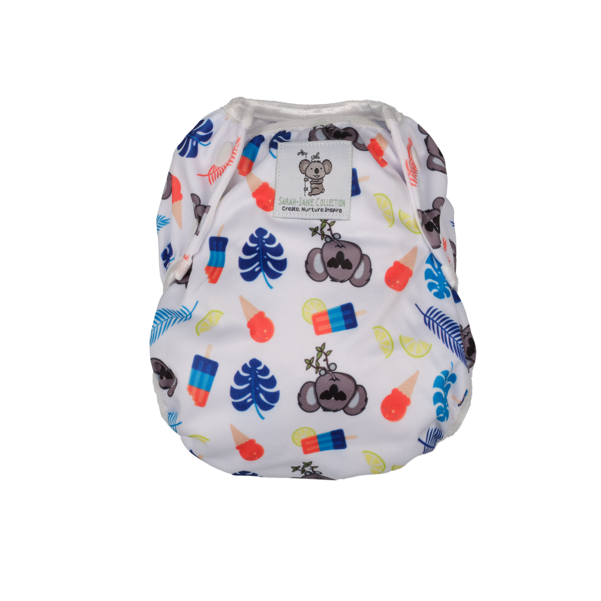 Reusable Swim Nappy- Standard- Blue Koala