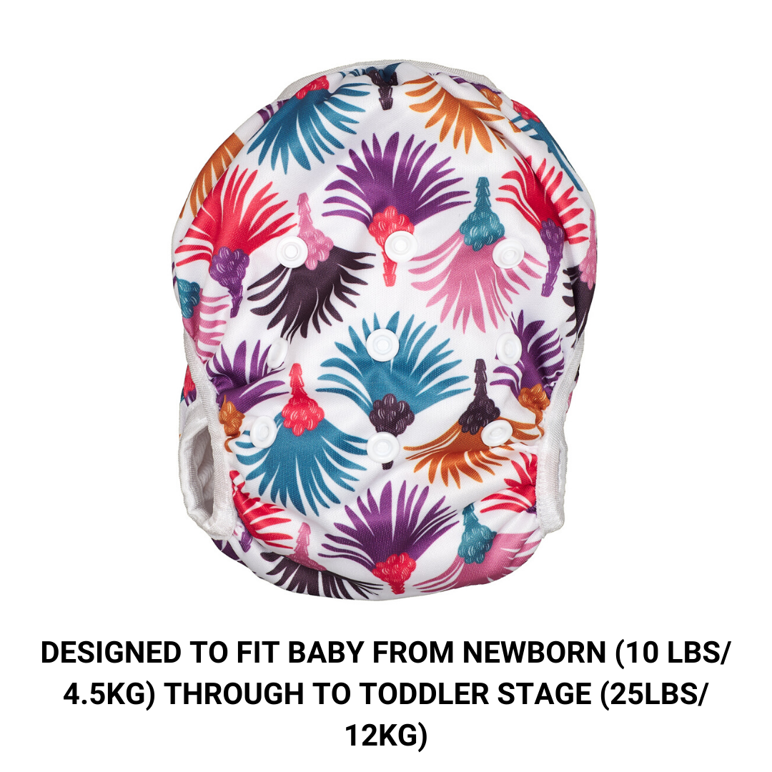 Baby & Toddler Swim Bundle with Towel - Carnival Feather