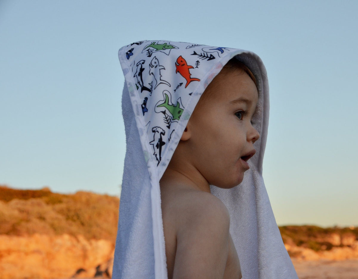 Baby & Toddler Swim Bundle with Towel - Multi-colour Shark