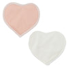 Nursing Pads & Wet Bag- Set of 6- Heart- Feather