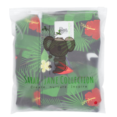 Waterproof Zip Wet Bag (Large) - Toucan Jungle - 40x30cm