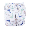 Modern Cloth Nappy (Pocket-OSFM)- 0-3 yrs- Dino + Inserts