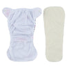 Modern Cloth Nappy (Pocket-OSFM)- NEWBORN 0-3 months- Spring Meadow + Insert