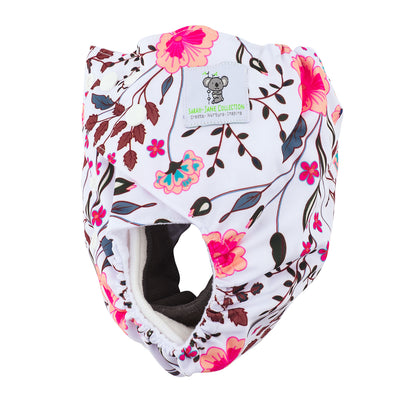 Modern Cloth Nappy (Pocket-OSFM)- 0-3 yrs- Spring Meadow + Inserts