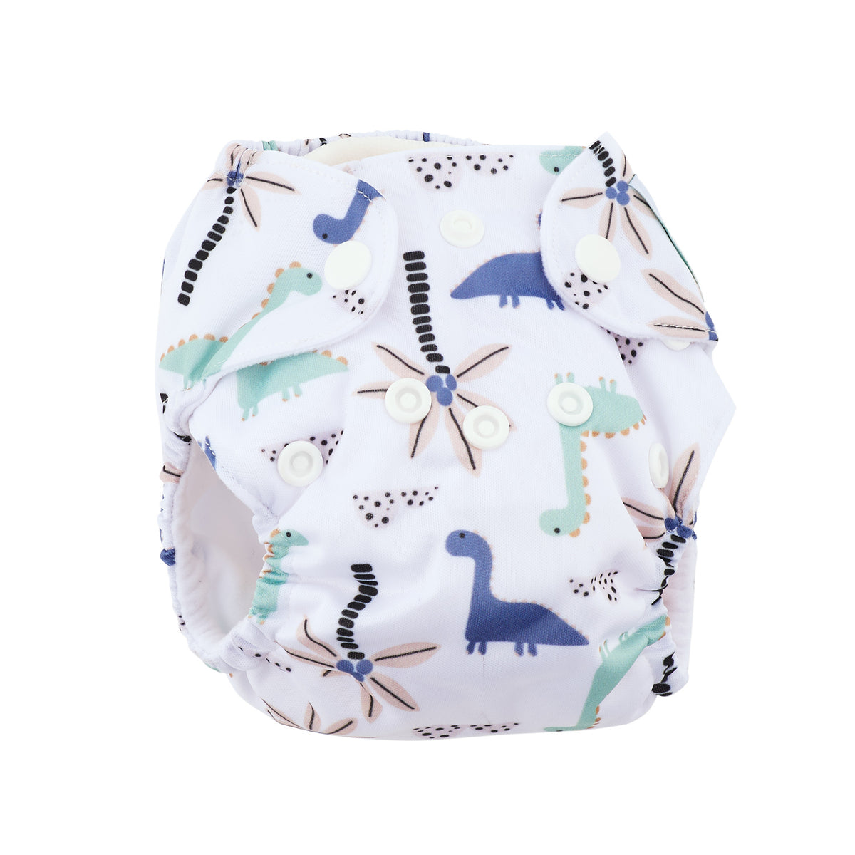 Modern Cloth Nappy (Pocket-OSFM)- NEWBORN 0-3 months- Dino + Insert