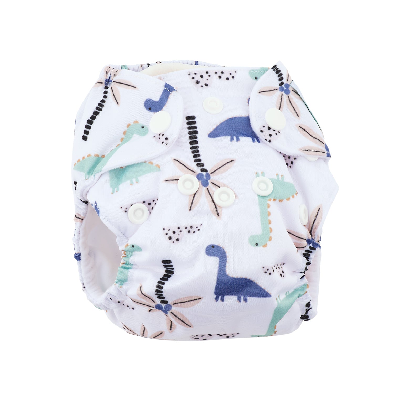 Modern Cloth Nappy (Pocket-OSFM)- NEWBORN 0-3 months- Dino + Insert