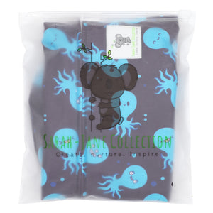Waterproof Zip Wet Bag (Large) - Octopus - 40x30cm