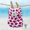 Reusable Swim Nappy & Waterproof Wet Bag- Fuschia Pink Whale