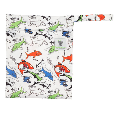 Reusable Swim Nappy & Waterproof Wet Bag- Shark