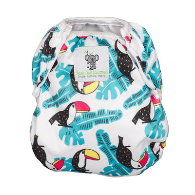 Baby & Toddler Swim Bundle with Towel - Toucan Aqua