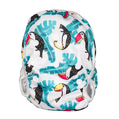 Baby & Toddler Swim Bundle with Towel - Toucan Aqua